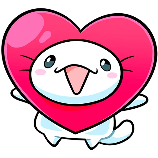 🥰 Стикер «Кисятки Без Текста» для Telegram