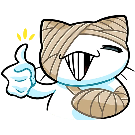 👍 Стикер «Кисятки Без Текста» для Telegram
