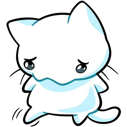 😣 Стикер «Кисятки Без Текста» для Telegram