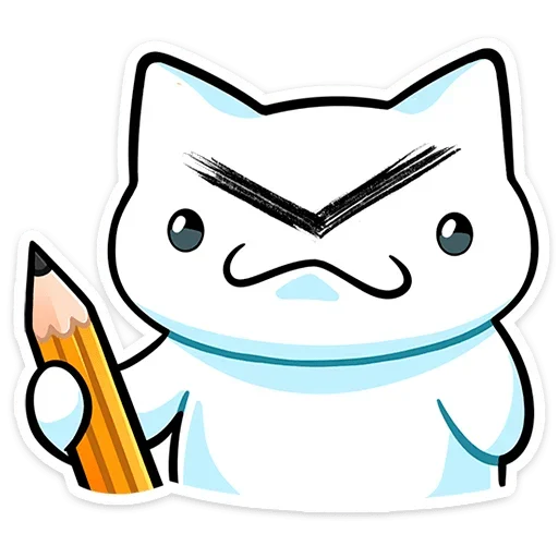 😠 Стикер «Кисятки» для Telegram