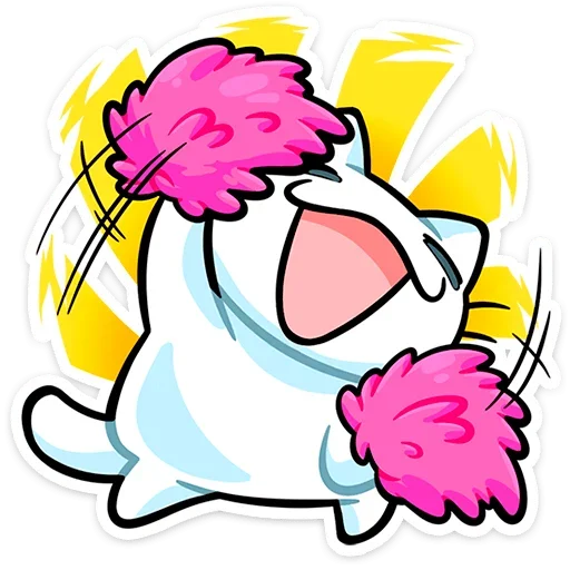 🥳 Стикер «Кисятки» для Telegram