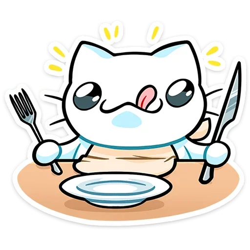 😋 Стикер «Кисятки» для Telegram