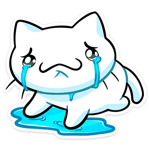 😭 Стикер «Кисятки» для Telegram
