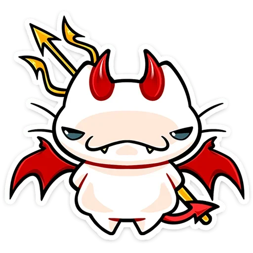 😈 Стикер «Кисятки» для Telegram