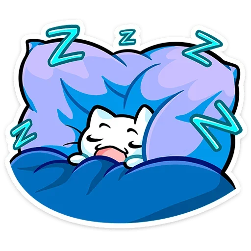 😴 Стикер «Кисятки» для Telegram