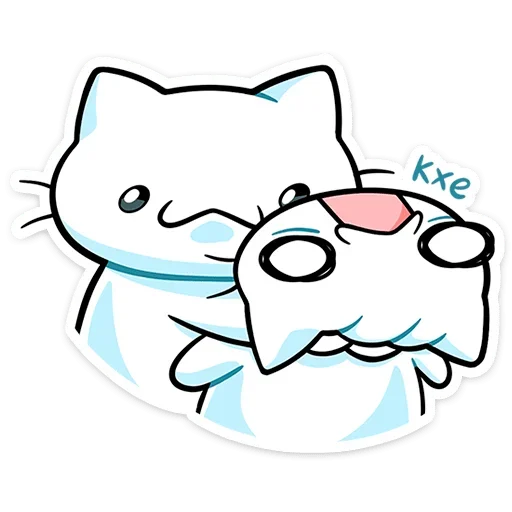 😵 Стикер «Кисятки» для Telegram