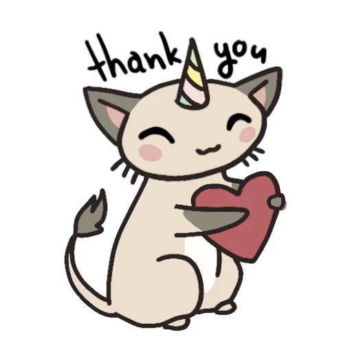 💝 Стикер «Kittycorn» для Telegram