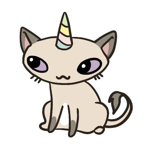 Стикерпак Kittycorn для Telegram