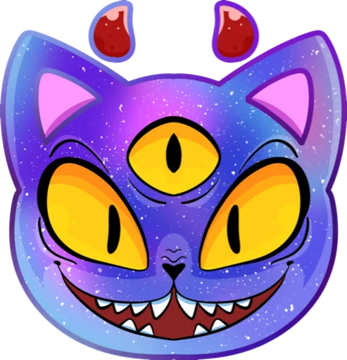 😈 Стикер «CosmoDeMuur by» для Telegram