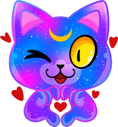 ❤️ Стикер «CosmoDeMuur by» для Telegram