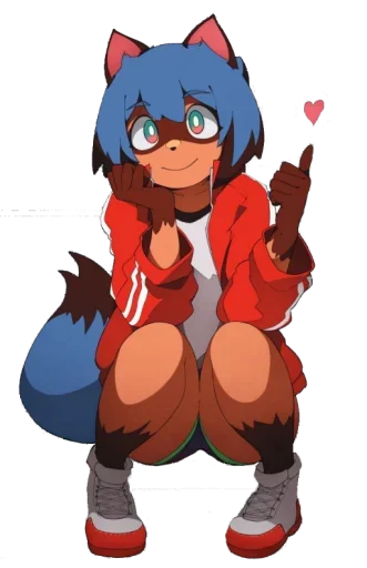 🤪 Стикер «Kitty Girl» для Telegram