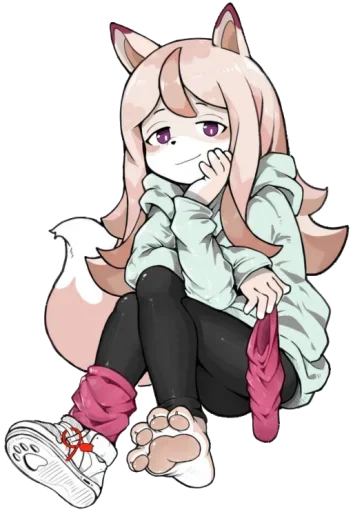 🤨 Стикер «Kitty Girl» для Telegram