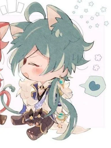 ❄️ Стикер «Kitty Kaeya» для Telegram