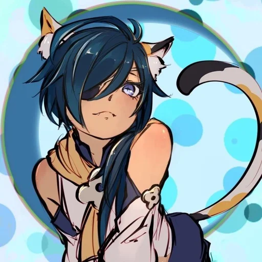 ❄️ Стикер «Kitty Kaeya» для Telegram