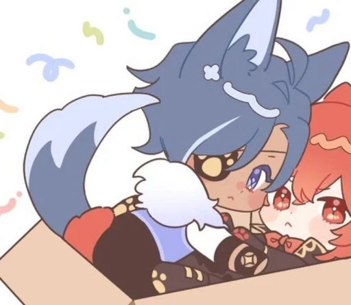 ❄️ Стикер «Kitty Kaeya» для Telegram