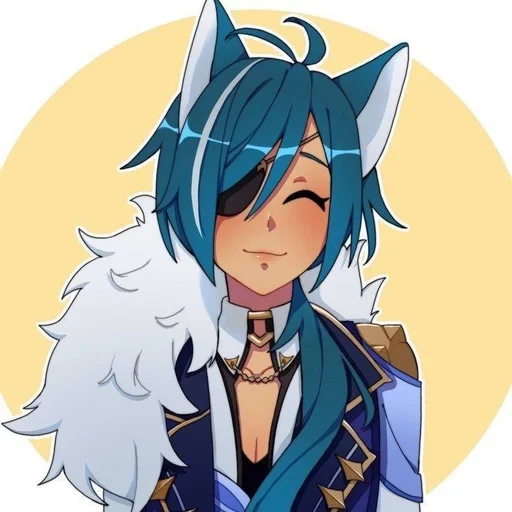 ❄️ Стикер «Kitty Kaeya» для Telegram