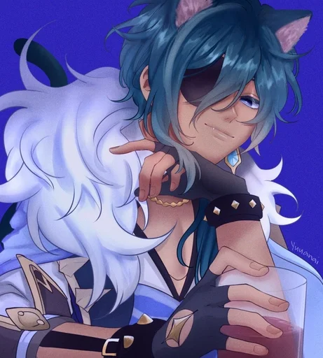 ❄️ Стикер «Kitty Kaeya» для Telegram