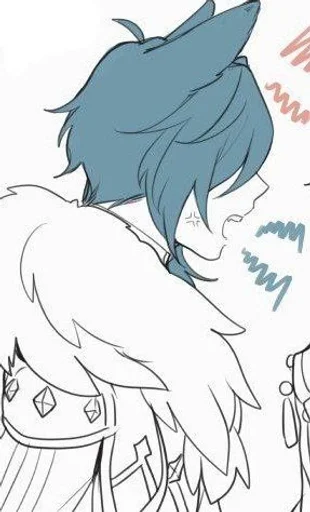 ❄️ Стикер «Kitty Kaeya» для Telegram