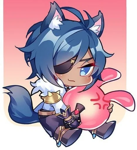 ❄️ Стикер «Kitty Kaeya» для Telegram