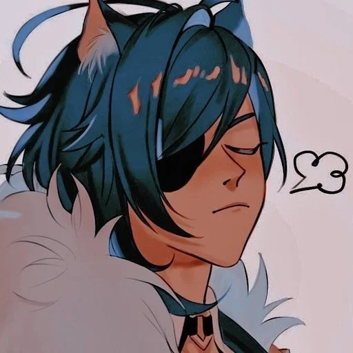 ❄️ Стикер «Kitty Kaeya» для Telegram