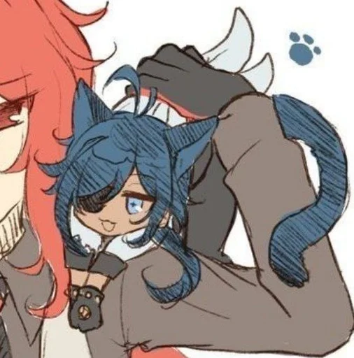 ❄️ Стикер «Kitty Kaeya» для Telegram