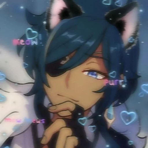 ❄️ Стикер «Kitty Kaeya» для Telegram