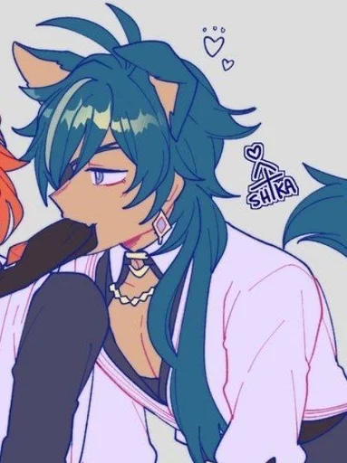 ❄️ Стикер «Kitty Kaeya» для Telegram