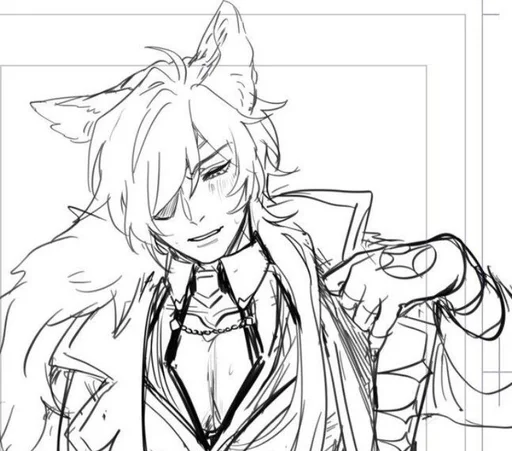 ❄️ Стикер «Kitty Kaeya» для Telegram