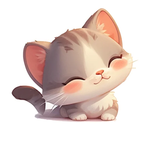 🐈 Стикер «Котенок Луни» для Telegram