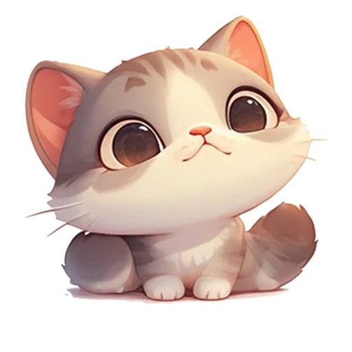 Стикерпак Котенок Луни для Telegram