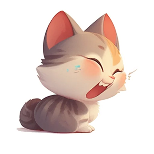 😴 Стикер «Котенок Луни» для Telegram