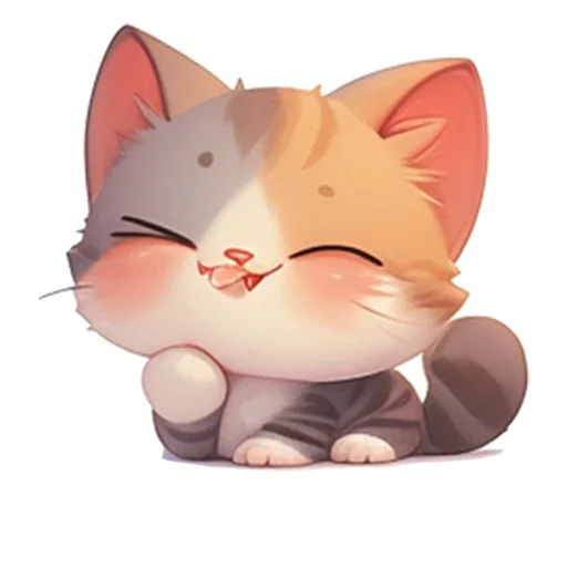 😋 Стикер «Котенок Луни» для Telegram