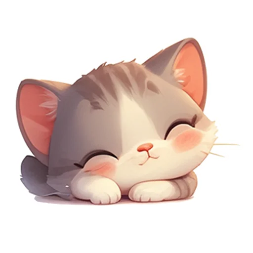 😒 Стикер «Котенок Луни» для Telegram