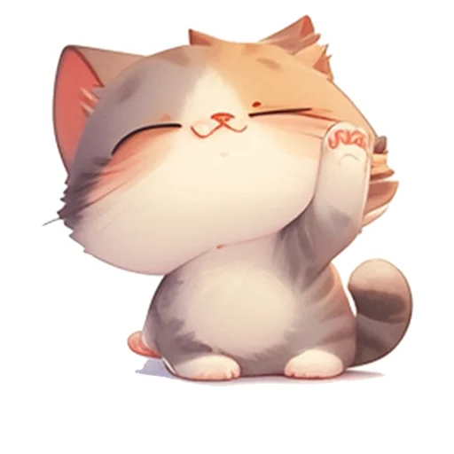 ✋ Стикер «Котенок Луни» для Telegram
