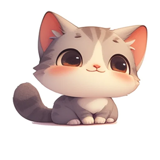 🧐 Стикер «Котенок Луни» для Telegram