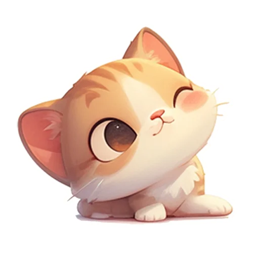 🙄 Стикер «Котенок Луни» для Telegram