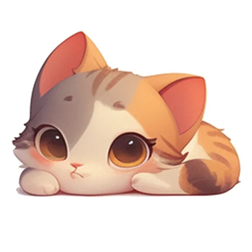 😔 Стикер «Котенок Луни» для Telegram