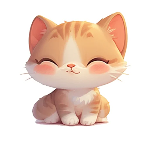 👐 Стикер «Котенок Луни» для Telegram