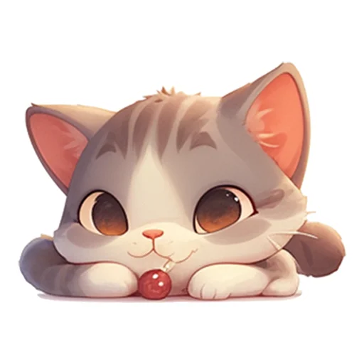 🙃 Стикер «Котенок Луни» для Telegram