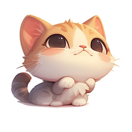 🥺 Стикер «Котенок Луни» для Telegram