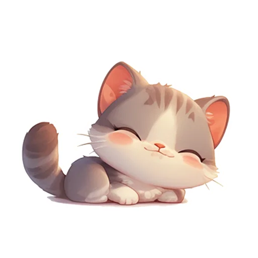 🙃 Стикер «Котенок Луни» для Telegram