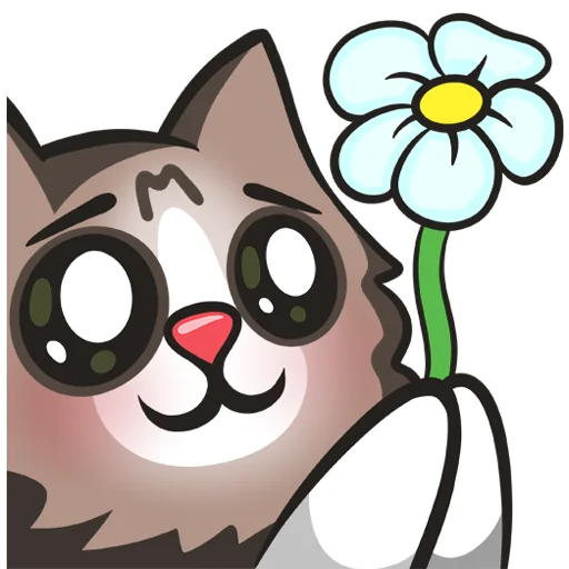 💐 Стикер «KittyMaya» для Telegram