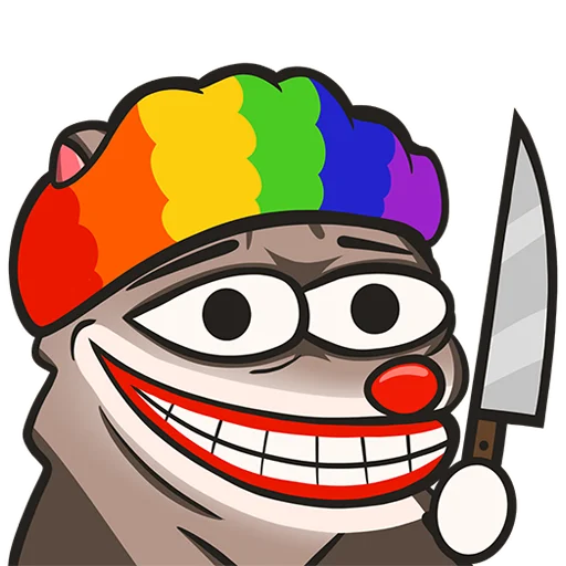 🤡 Стикер «KittyMaya» для Telegram