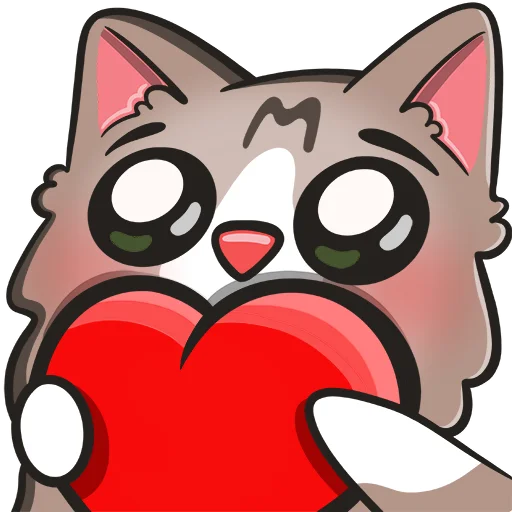 ❤️ Стикер «KittyMaya» для Telegram