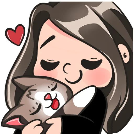 🫂 Стикер «KittyMaya» для Telegram
