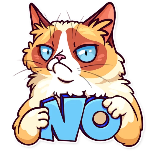 ☹ Стикер «Meme Cats» для Telegram