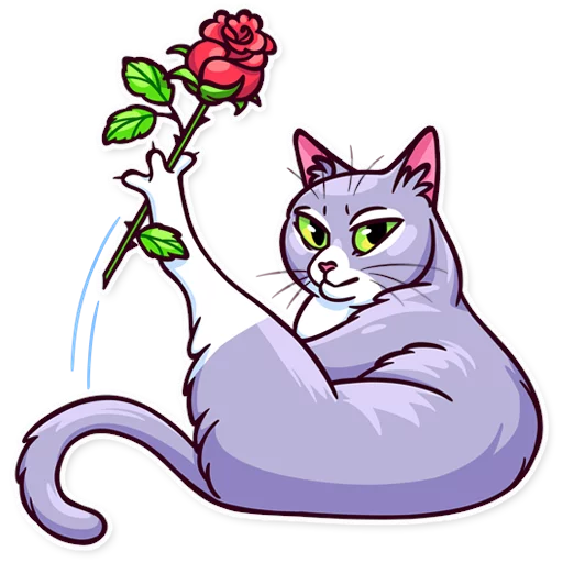 🌹 Стикер «Meme Cats» для Telegram