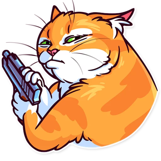 🔫 Стикер «Meme Cats» для Telegram