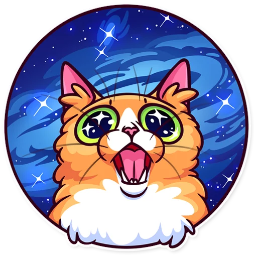 🌌 Стикер «Meme Cats» для Telegram