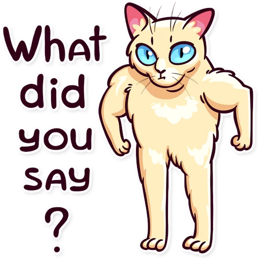 💪 Стикер «Meme Cats» для Telegram